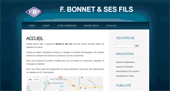 Desktop Screenshot of bonnet-fils.com